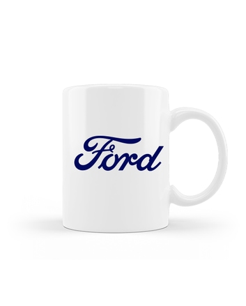Ford Ceramic Coffee Mug - White
